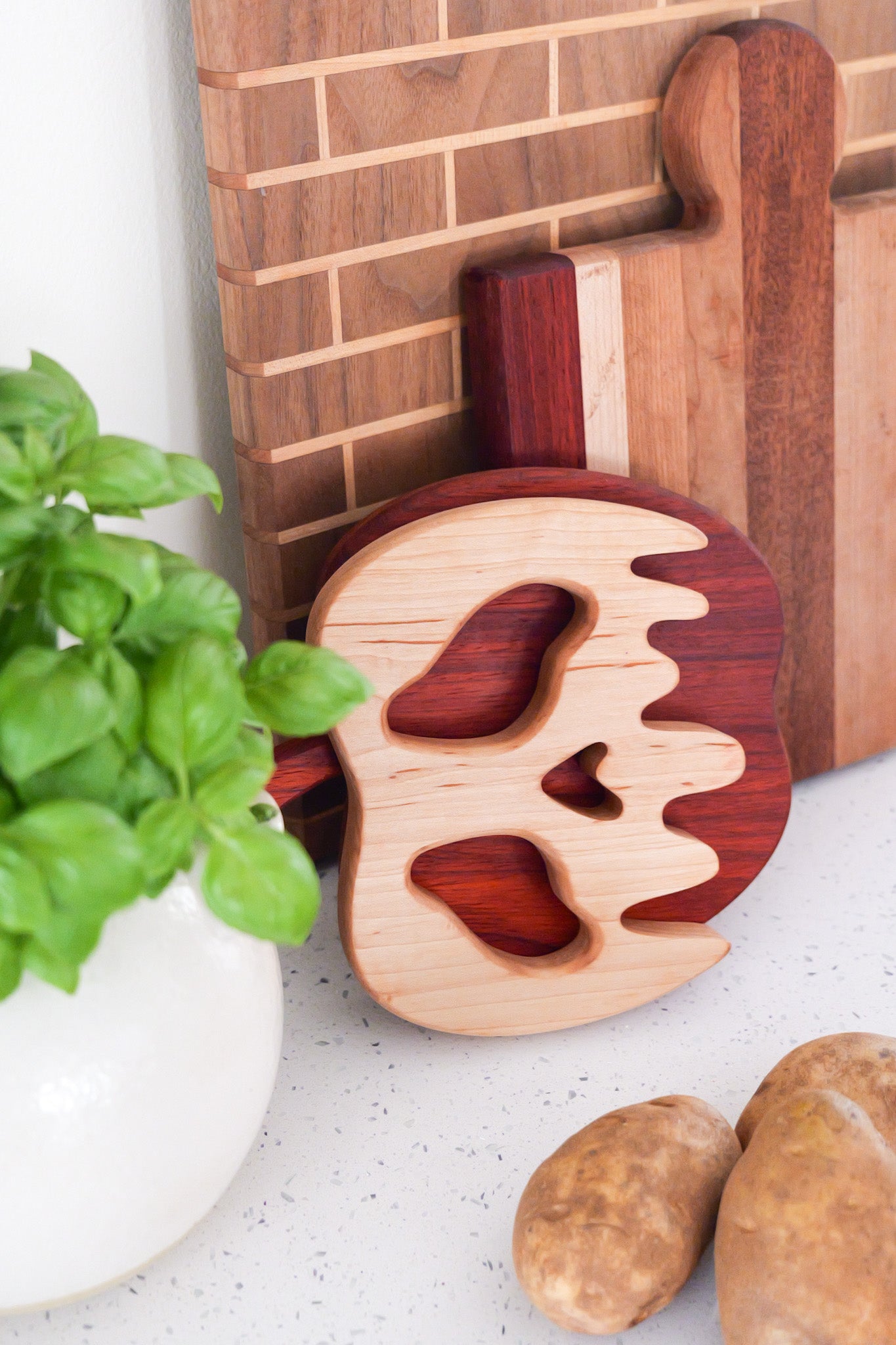 Poison Apple Cutting Board & Trivet Set