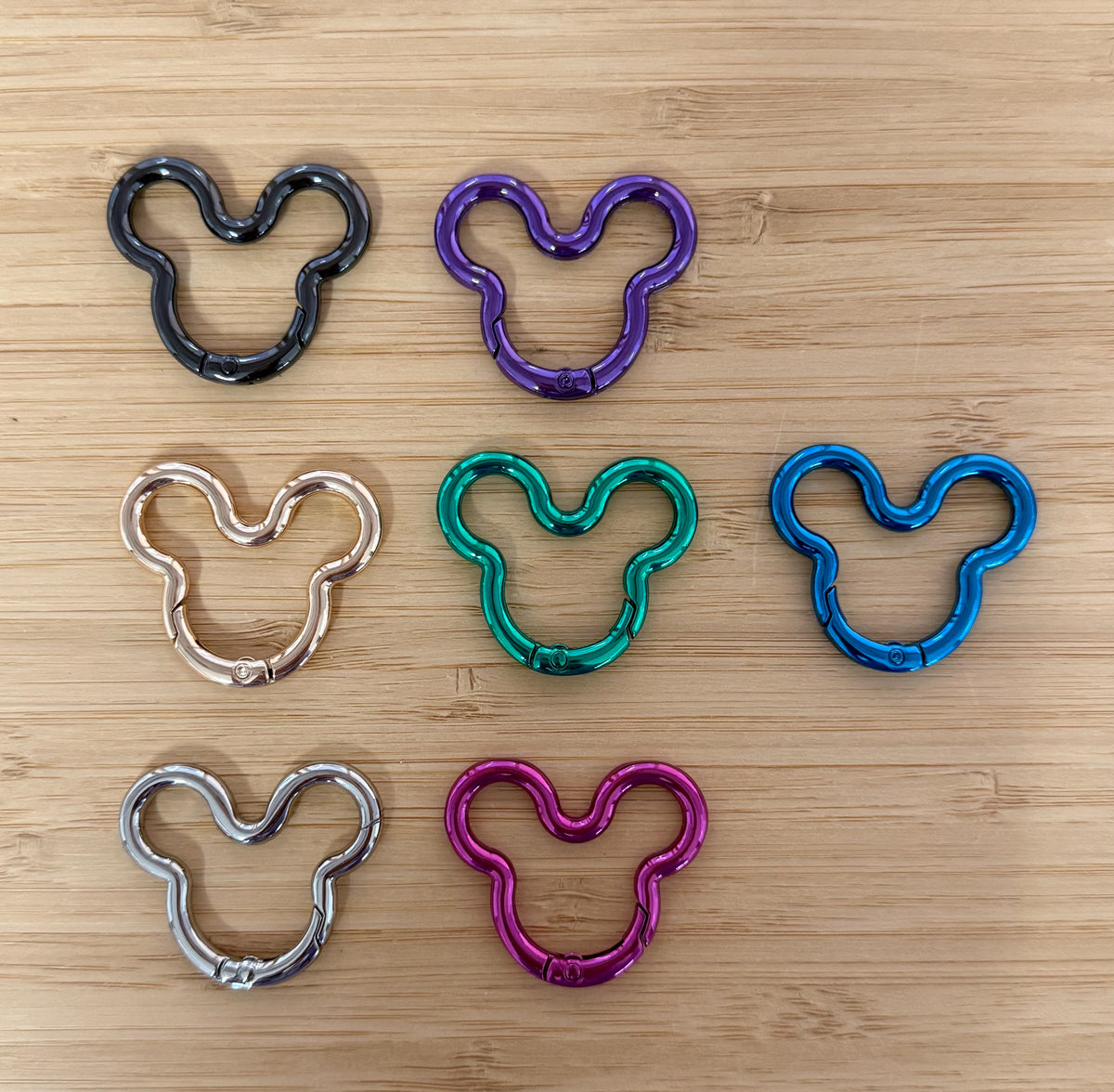 Set of 3 Mini Carabiners