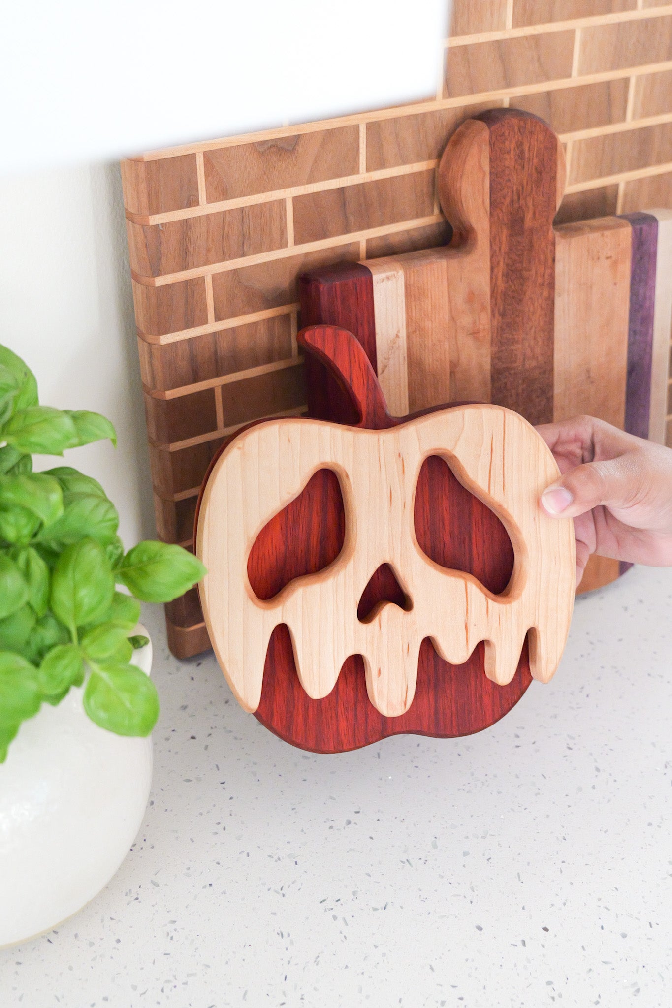 Poison Apple Cutting Board & Trivet Set