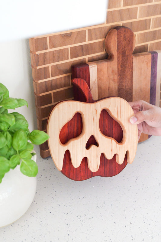 Poison Apple Cutting Board & Trivet Set