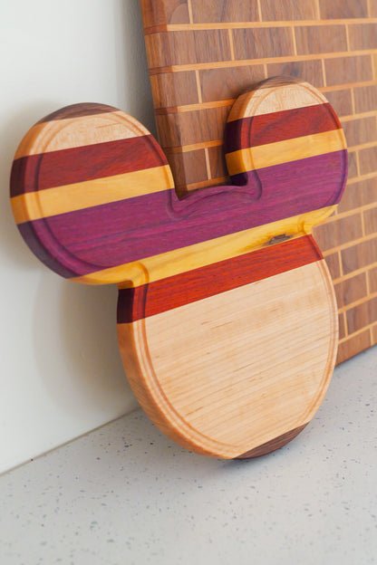 Exotic Mouse Shape Cutting Boards Pattern B