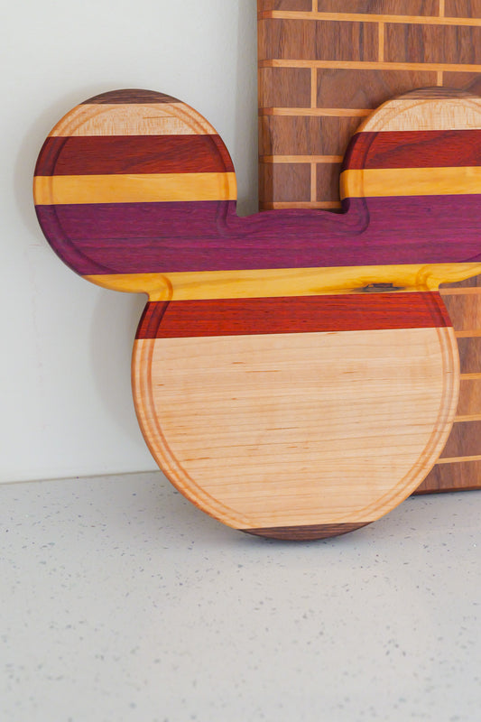 Exotic Mouse Shape Cutting Boards Pattern B